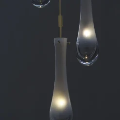 White Drops Cascade Chandelier