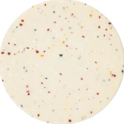 White Festival Corian Base Small Wireless Charger