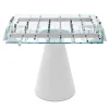 White Foosball Table Ghost by Basaglia + Rota Nodari