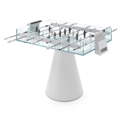 White Foosball Table Ghost by Basaglia + Rota Nodari