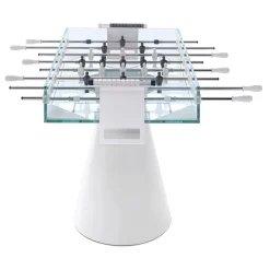 White Foosball Table Ghost by Basaglia + Rota Nodari