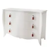 White Lacquered Wood Dresser