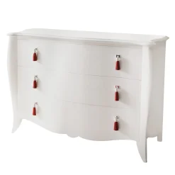 White Lacquered Wood Dresser