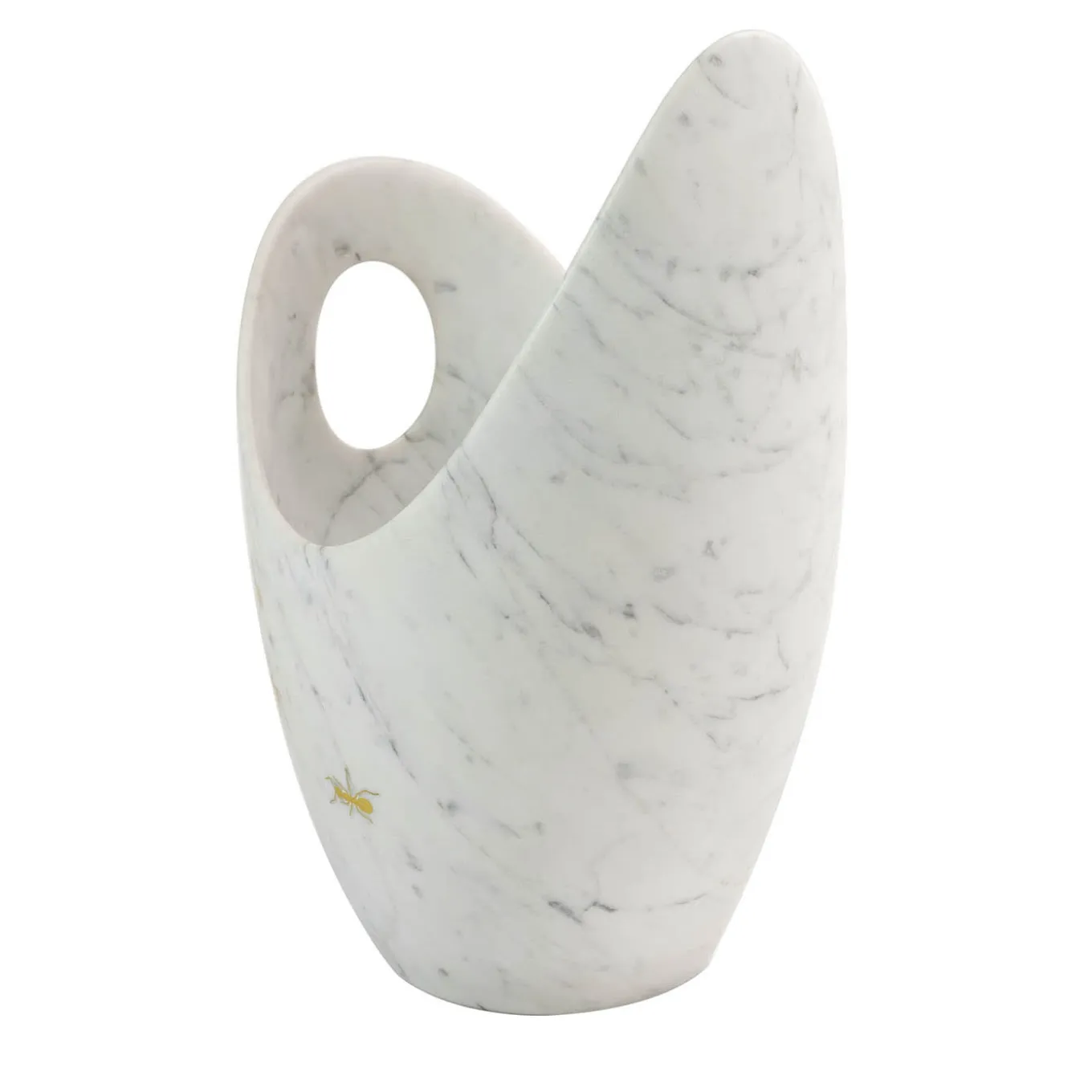 White Marble Ants Champagne Bucket