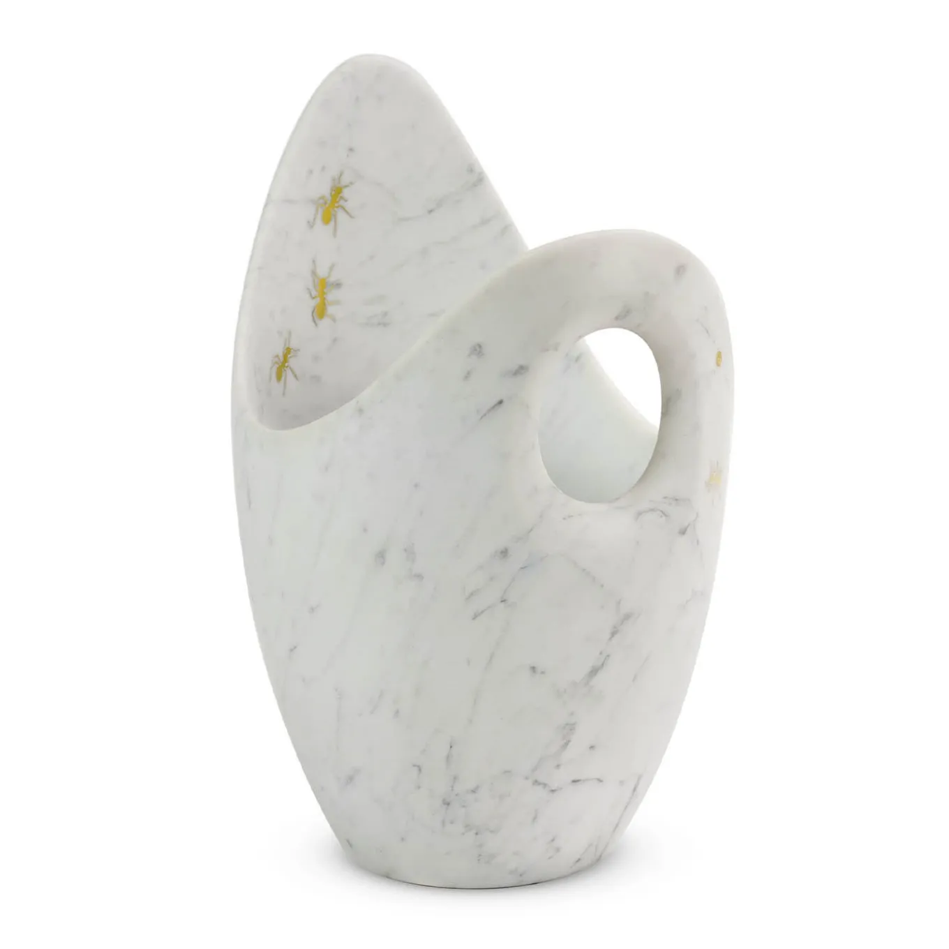 White Marble Ants Champagne Bucket
