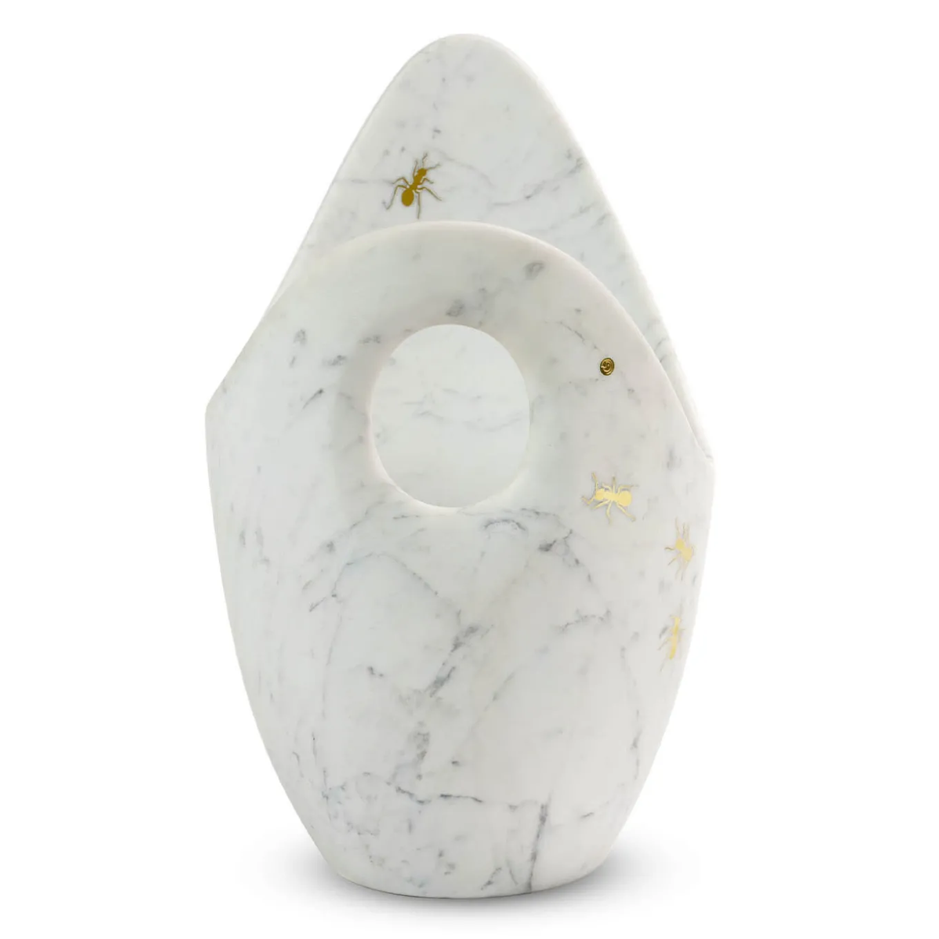 White Marble Ants Champagne Bucket