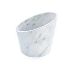 White Marble 4-Bottle Ice Bucket
