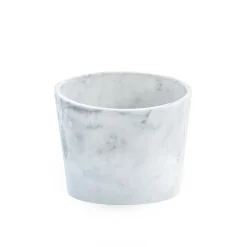 White Marble 4-Bottle Ice Bucket