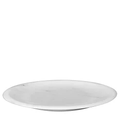 White Michelangelo Dinner Plate by Ivan Colominas