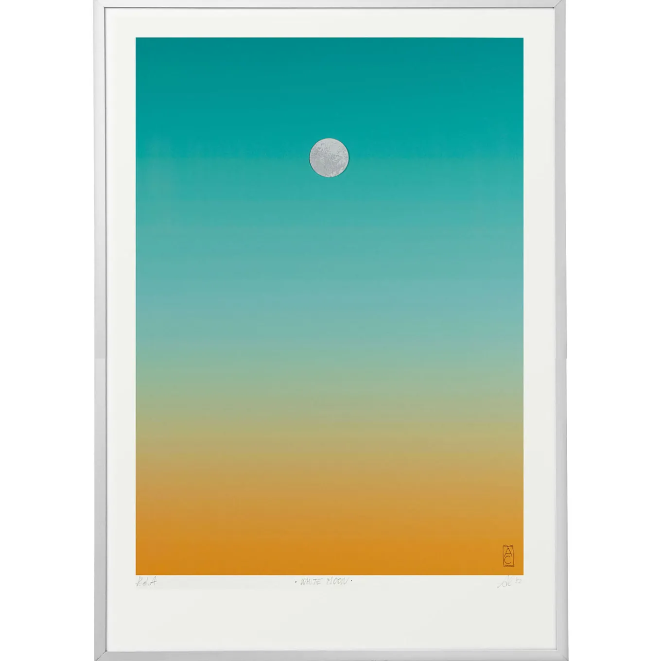 White Moon 01 Print