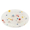 White Seabed Oval Plate