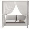 White 2-Seater Daybed with Canopy