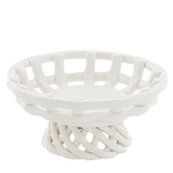 White Small Ceramic Cake Stand