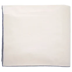 White Waxed Linen Tablecloth