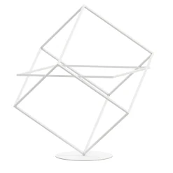 Who’s Next White Iron Magazine Rack