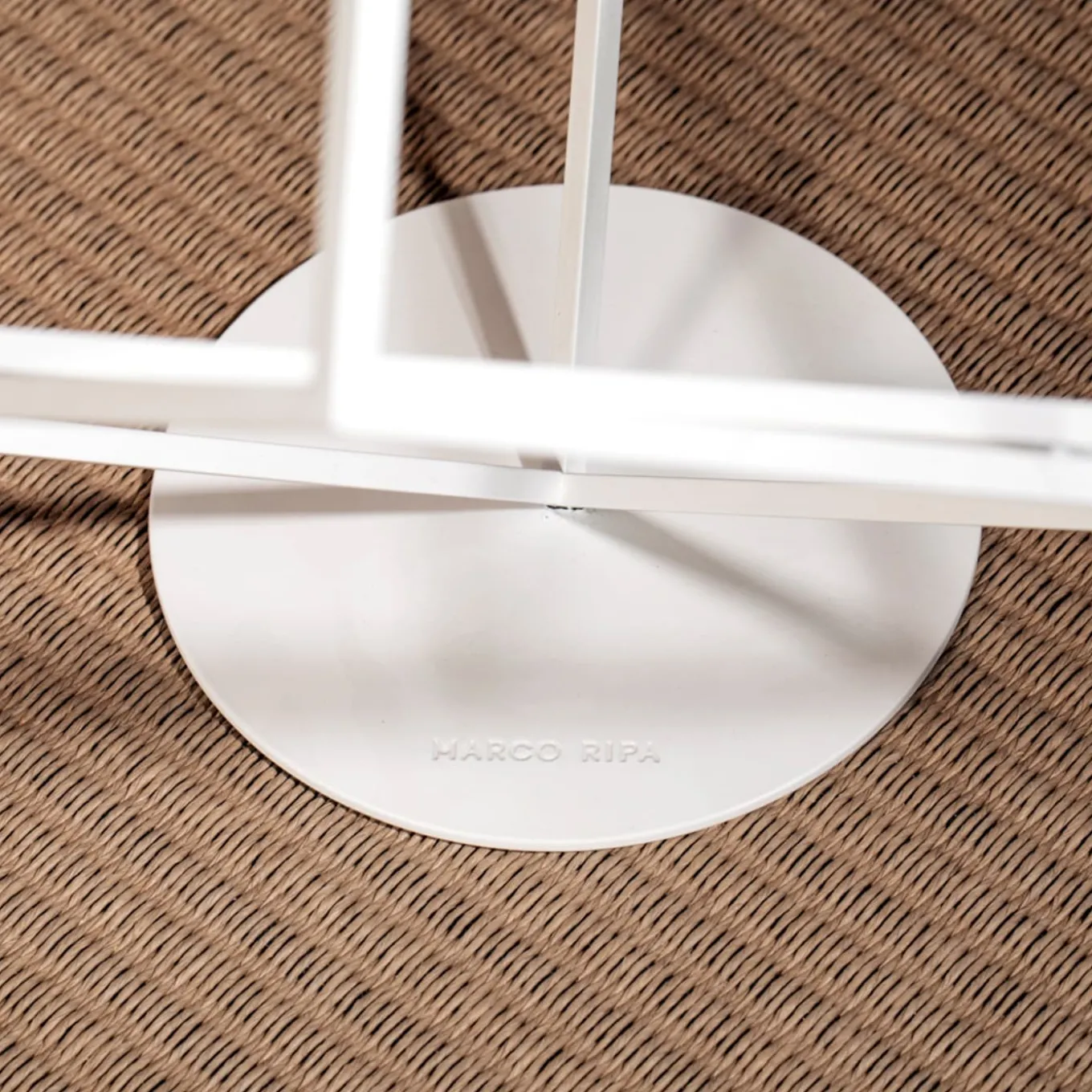 Who’s Next White Iron Magazine Rack