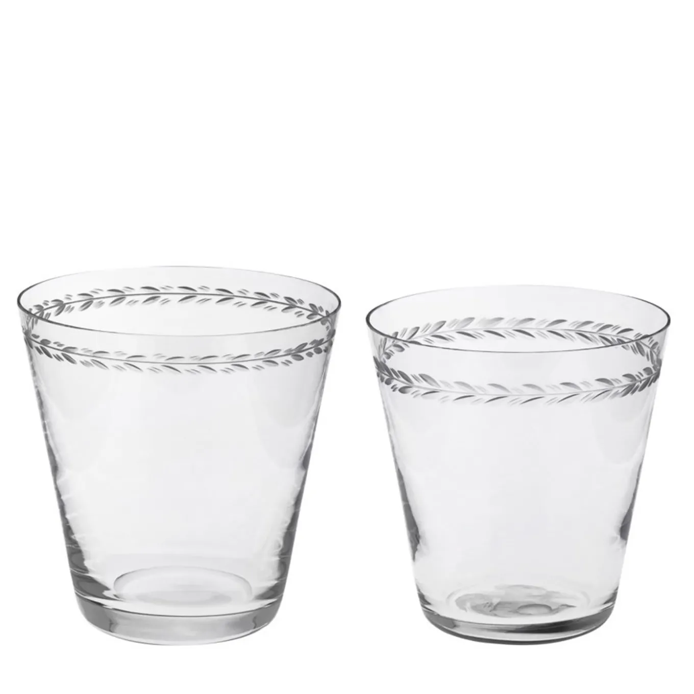Wine and Water Cibrario Crystal Glasses