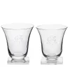 Wine and Water Deco Crystal Goblets