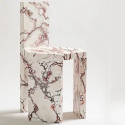 Winged Wooden Chair by Antonio Saporito