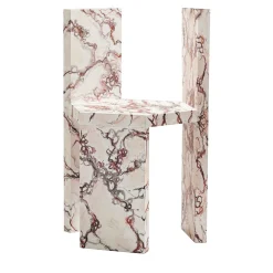 Winged Wooden Chair by Antonio Saporito