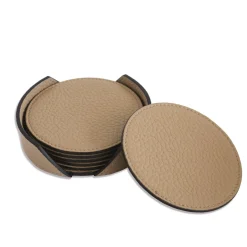 Wings Beige Set of 6 Coasters