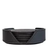 Wings Set Of 6 Coaster - Serie Cassigoli Black