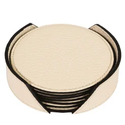 Wings White Set of 6 Coasters