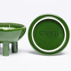 Wok Erba Green Ceramic Candle