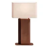 Wood and Metal Table Lamp