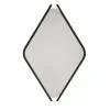 Wood Eye Small Mirror with Solid Oak Frame