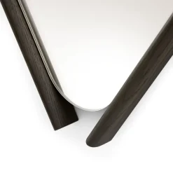 Wood Eye Small Mirror with Solid Oak Frame