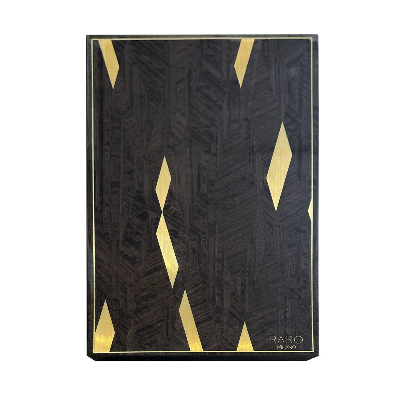 Wood with Semi-Precious Stones details Geometric Backgammon