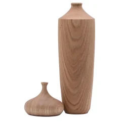 Wooden Sculptural Bottles Set #5