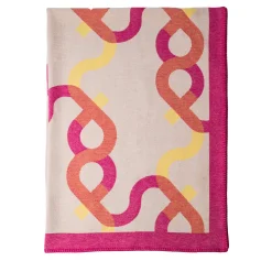 Wool and Cashmere Signature Plaid in Cherry