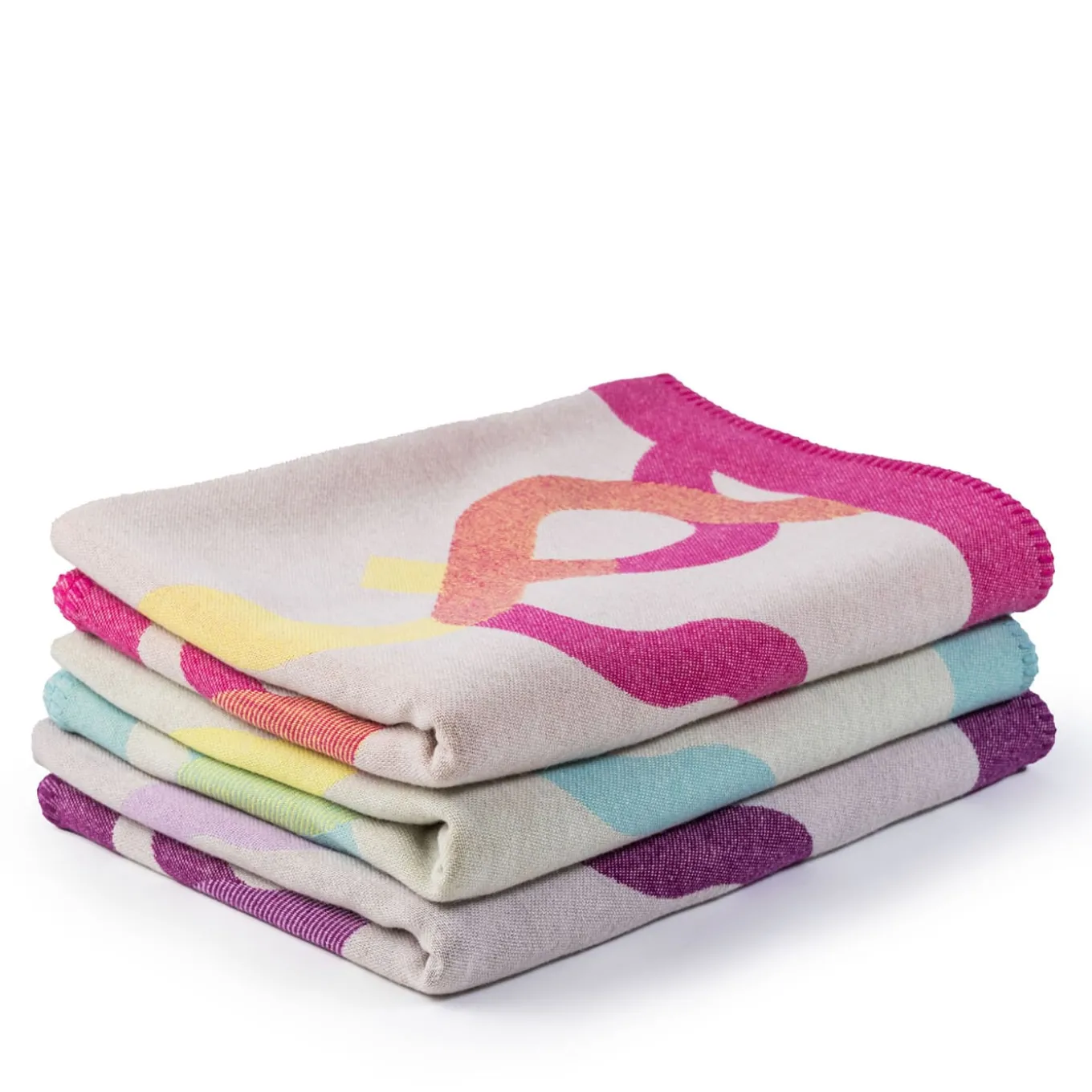 Wool and Cashmere Signature Plaid in Cherry