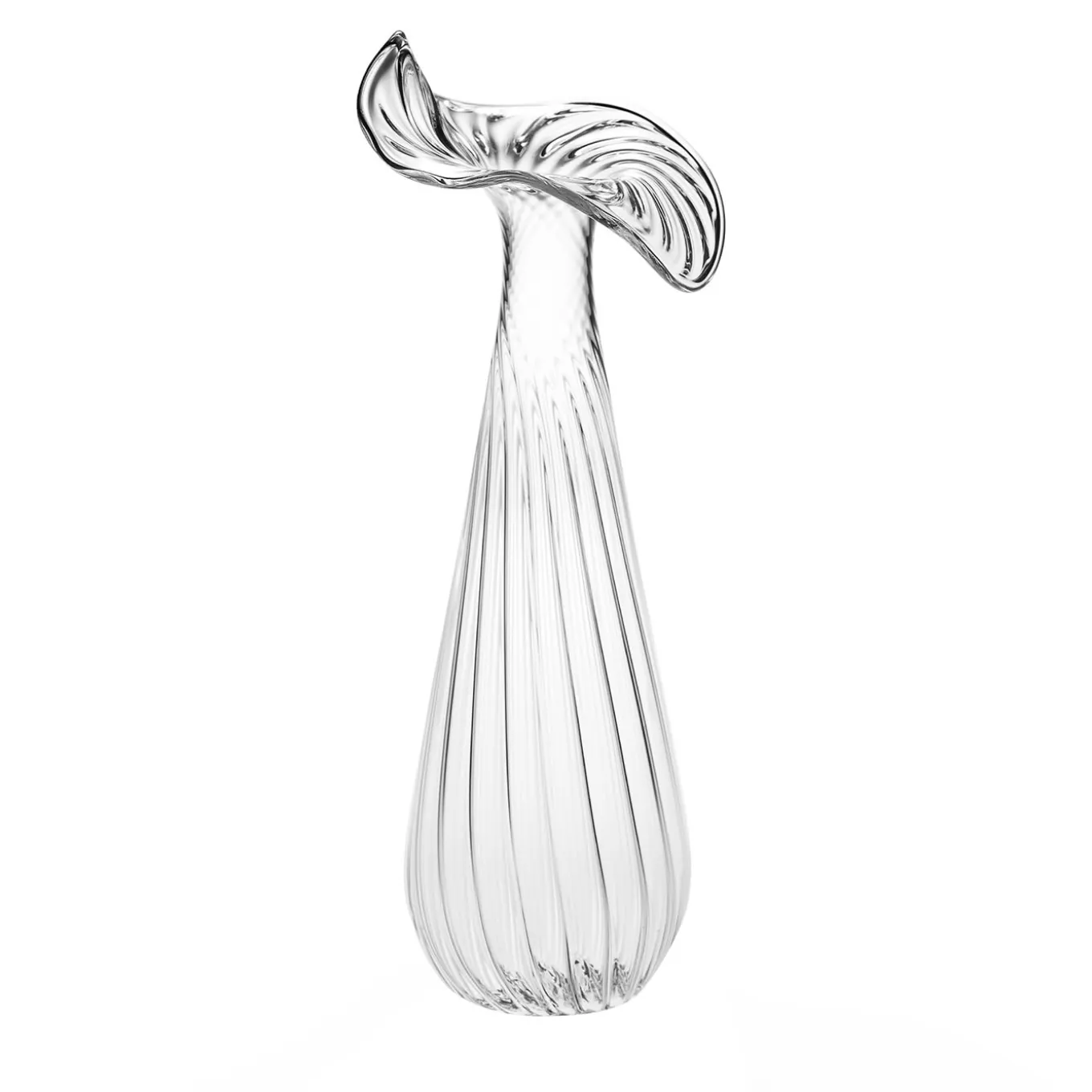 XSmall Millerighe Soliflore Clear Glass Vase