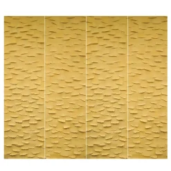 Yellow Ginko Hand Painted Wallpaper