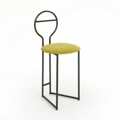 Yellow Joly Chairdrobe with Low Backrest by Lorenz + Kaz