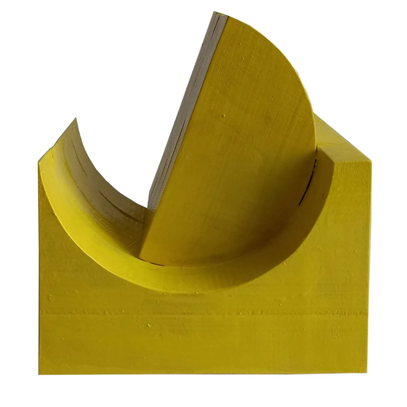 Yellow Wood Magazine Rack by Pietro Meccani