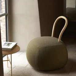 Yum Yum 66/B Olive-Green Lounge Chair by Lapo Ciatti