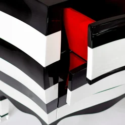 Zebra Chest of Drawers by Carlo Rampazzi