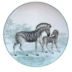 Zebra Menagerie Ottomane Porcelain Dinner Plate