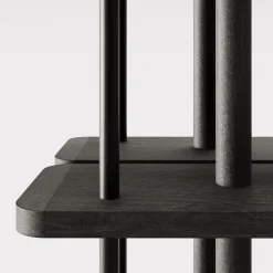 Zenobia Black Bookcase