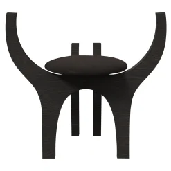 Zero V1 Black Wood Stool