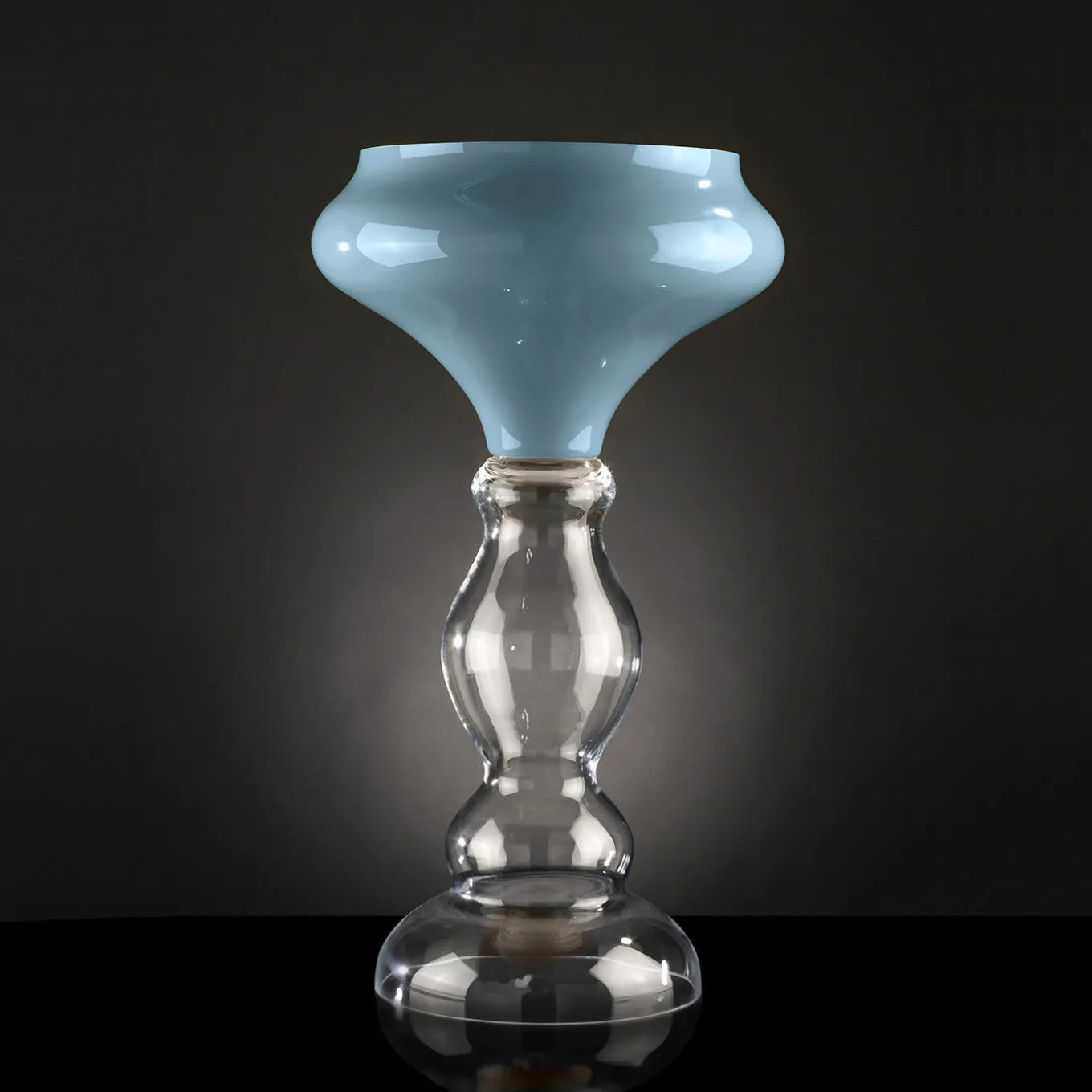 Zeus Purist Blue Vase