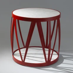 Zig Zag Outdoor Coffee Table in Stainless Steel