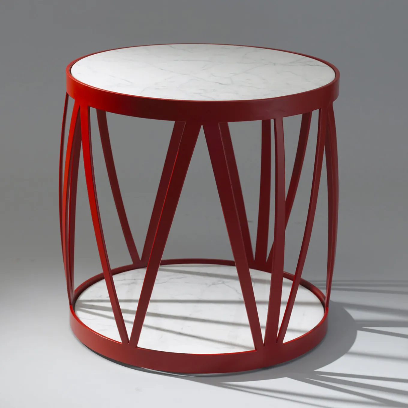 Zig Zag Outdoor Coffee Table in Stainless Steel