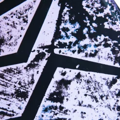 Zig-Zag Set Of Three Amethyst Crystal Coffee Tables