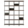 Zigzag 5-Shelf Walnut & Bronze Bookcase by Konstantin Grcic