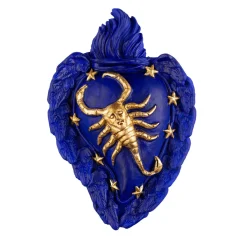 Zodiaco Scorpio Ceramic Heart
